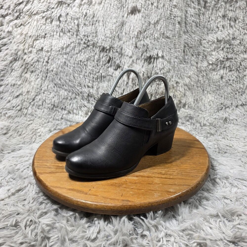 Soul Naturalizer Chaylee Ankle Boots Womens Sz 5M Retro Black Leather Retail $79